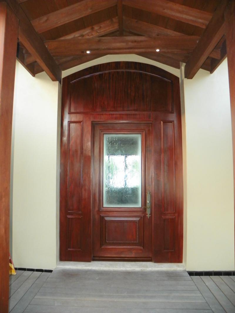 Mahogany door with Mahogany panel